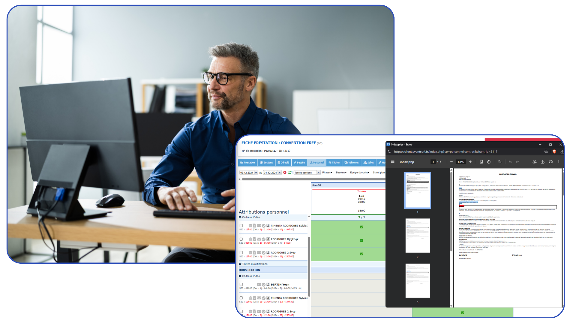 Automatisation administrative